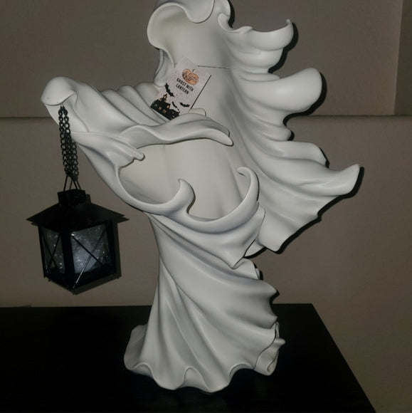 The Ghost Looking for Light with Lantern, 18”