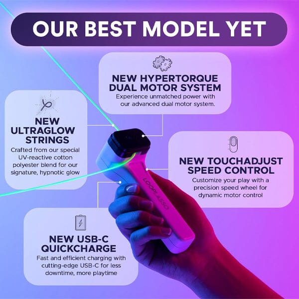The Original Glow-In-The-Dark String Shooter Toy