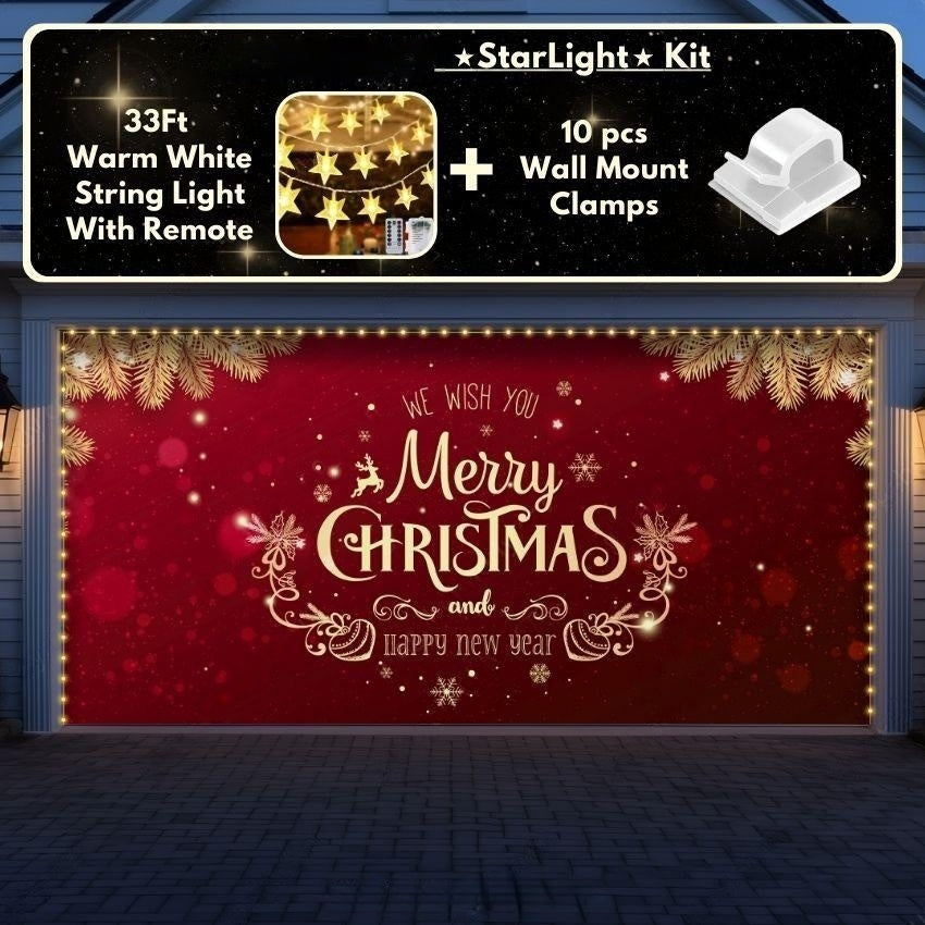 Merry Christmas | Christmas Garage Door Cover