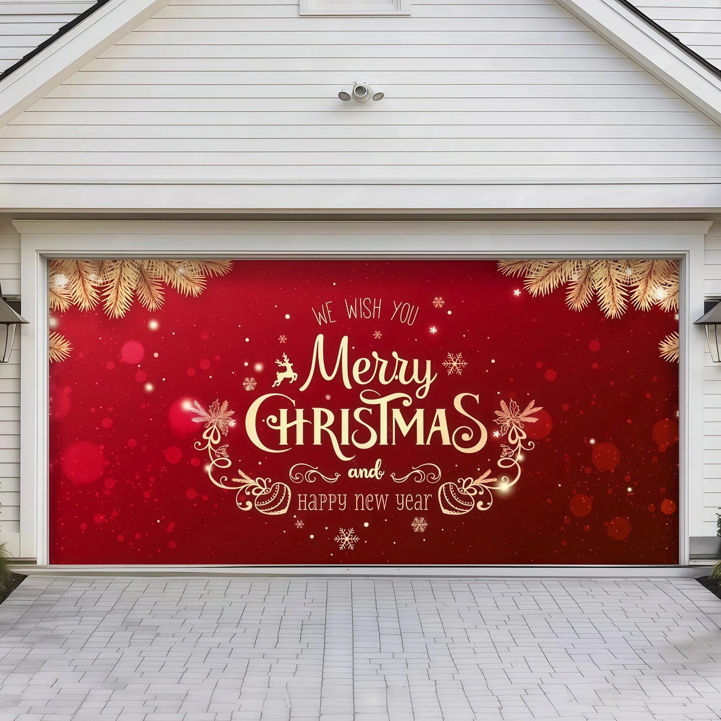Merry Christmas | Christmas Garage Door Cover