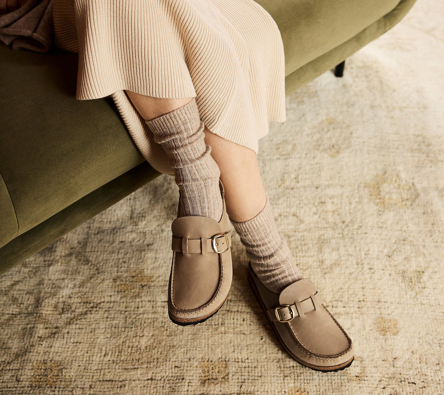Suede Clog - Buckley