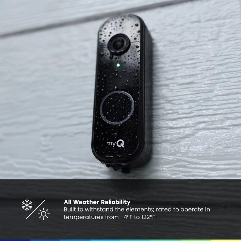 2K Camera, Battery/Wired, Color Night Vision, Live View with 2-Way Talk, Motion Detection & Real-Time Alerts, 150 Deg Wide View, Black