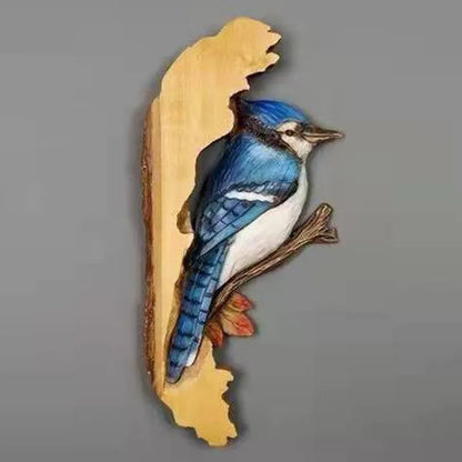 Animal Carving Handcraft Wall Hanging Sculpture Wood