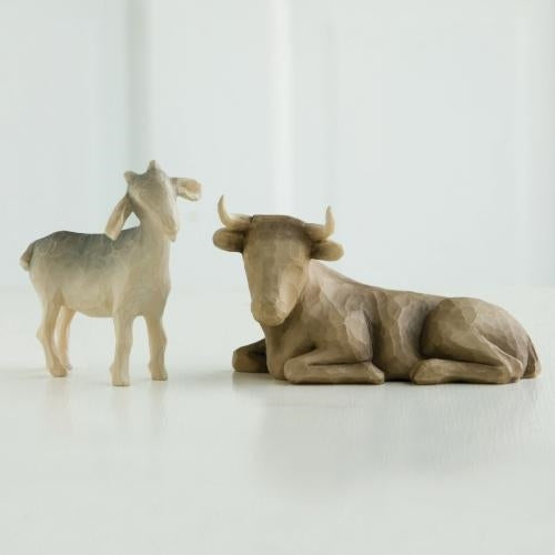 Ox and Goat Willow Tree® Nativity Sculpted by Susan Lordi
