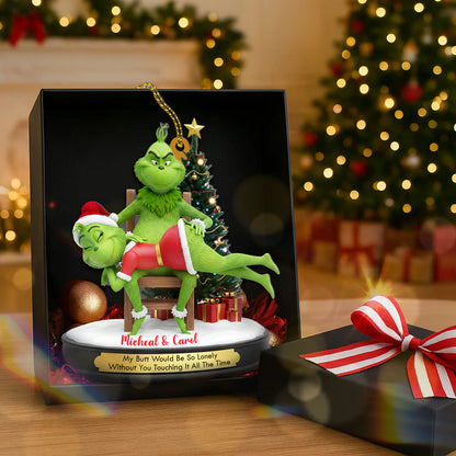 🎄 $4.99 On Sale Today Only🎁Grinch Couple Christmas Ornament Set
