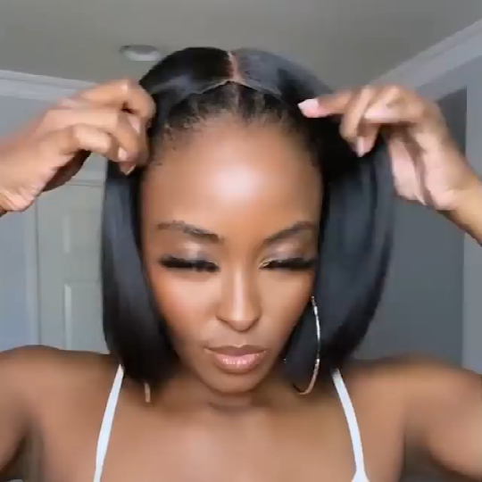 Brazilian Straight Hai Bob Wigs